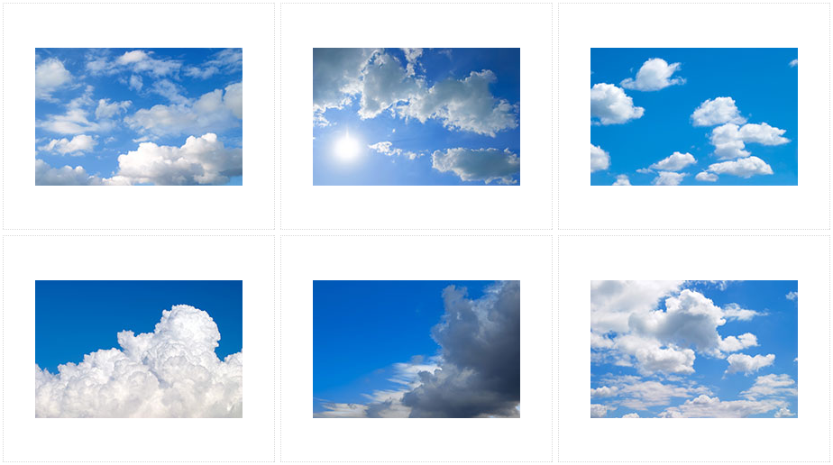高解像度の空の写真素材 Priga Web時短ツール