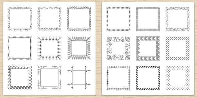 215個の無料オーナメント素材 Free Vintage Vector Pack Vectorian Web時短ツール