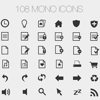 108 MONOICONS